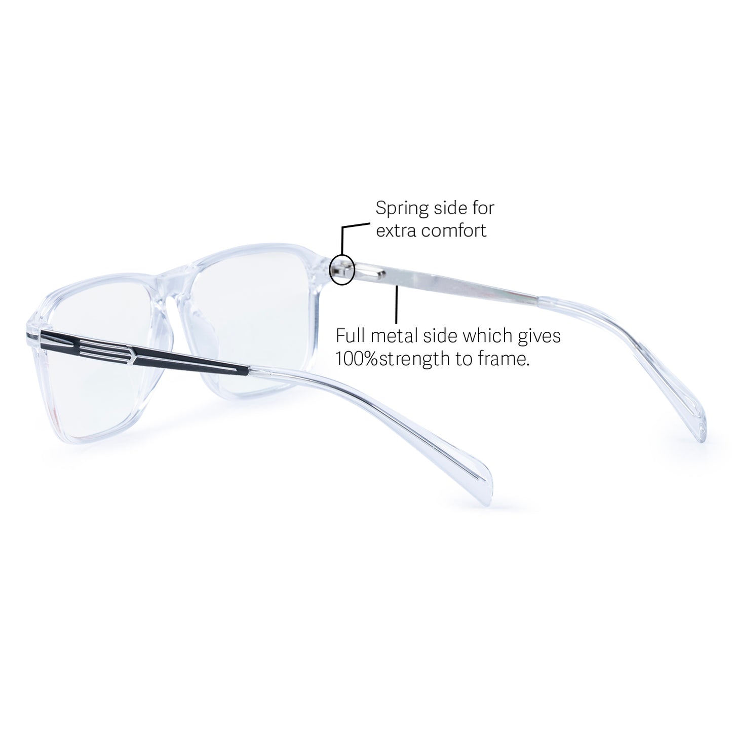 Redex Bluecut Reading Full Frame Glass For Unisex