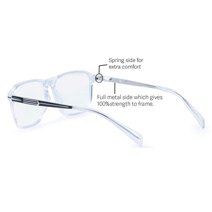 Redex Bluecut Reading Full Frame Glass For Unisex