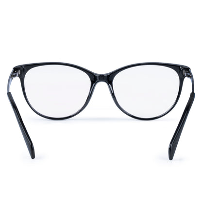 REDEX Cat-eyed  BLACK   COLOR FULL FRAME