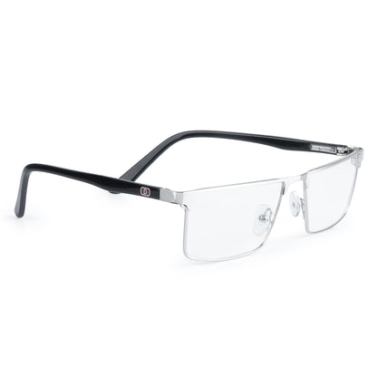 REDEX RECTUNGLAR UNISEX SILVER COLOR FULL FRAME