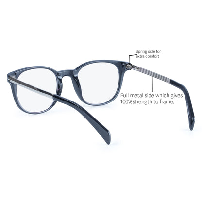 Redex Full Rim  Round  Reading Glasses For Unisex