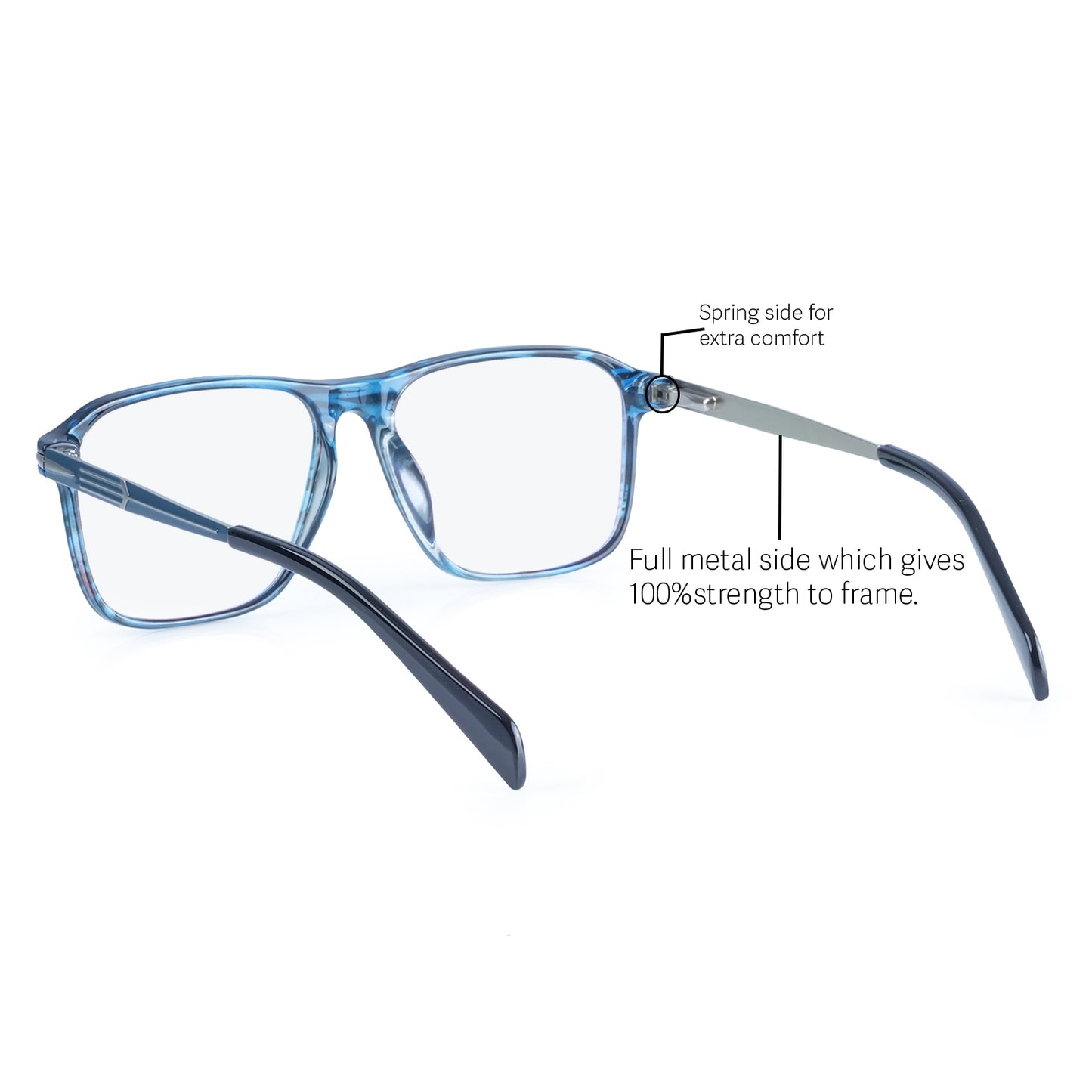 Redex  Full Rim Square Frame For Unisex