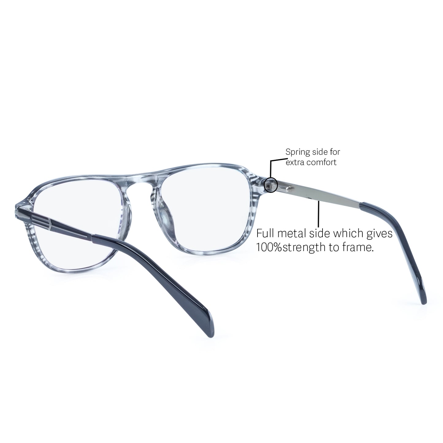 Redex  Full Rim Square Frame For Unisex