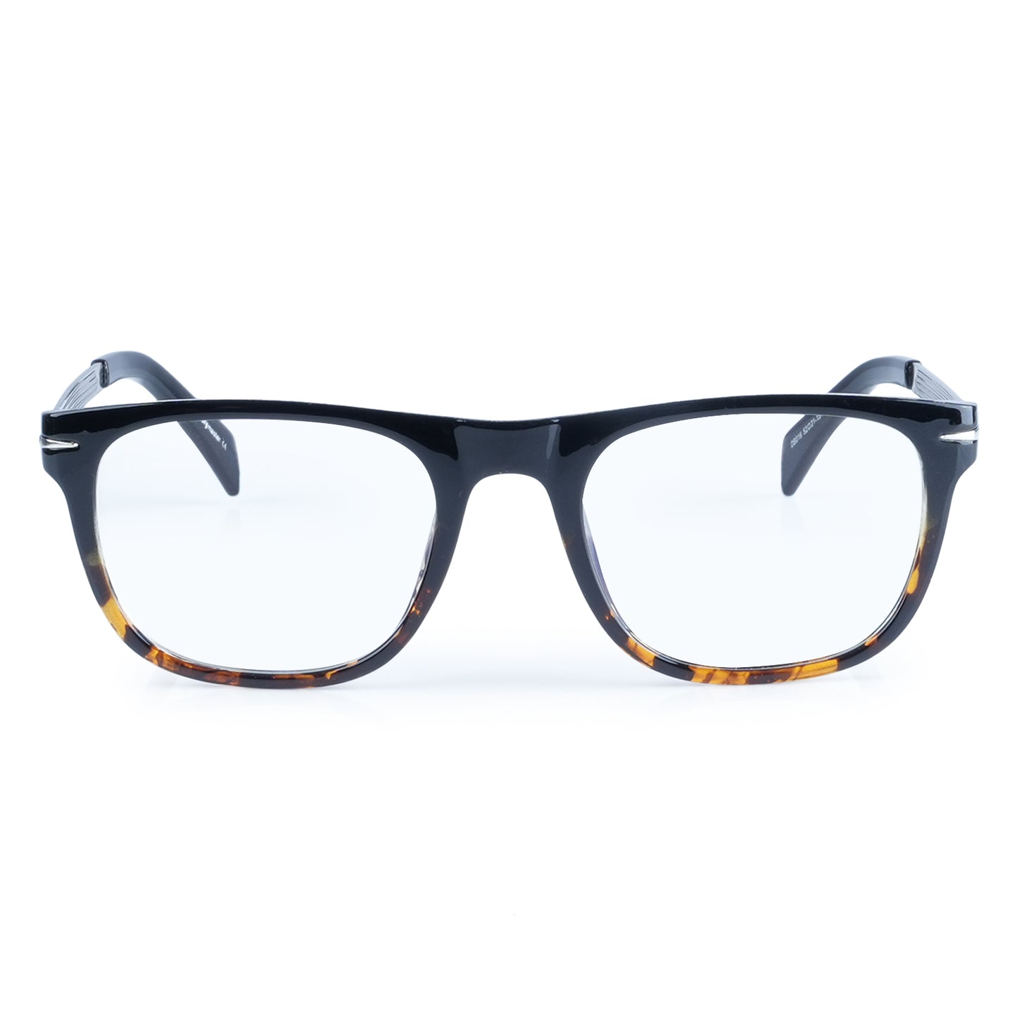 Redex  Full Rim Square Black & Tigerprint Frame For Unisex