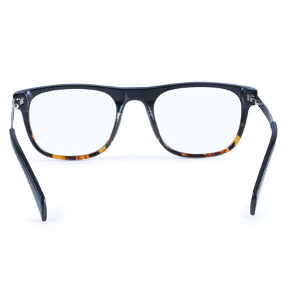 Redex  Full Rim Square Black & Tigerprint Frame For Unisex