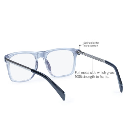 Redex  Full Rim  Rectangle  Frame For Unisex