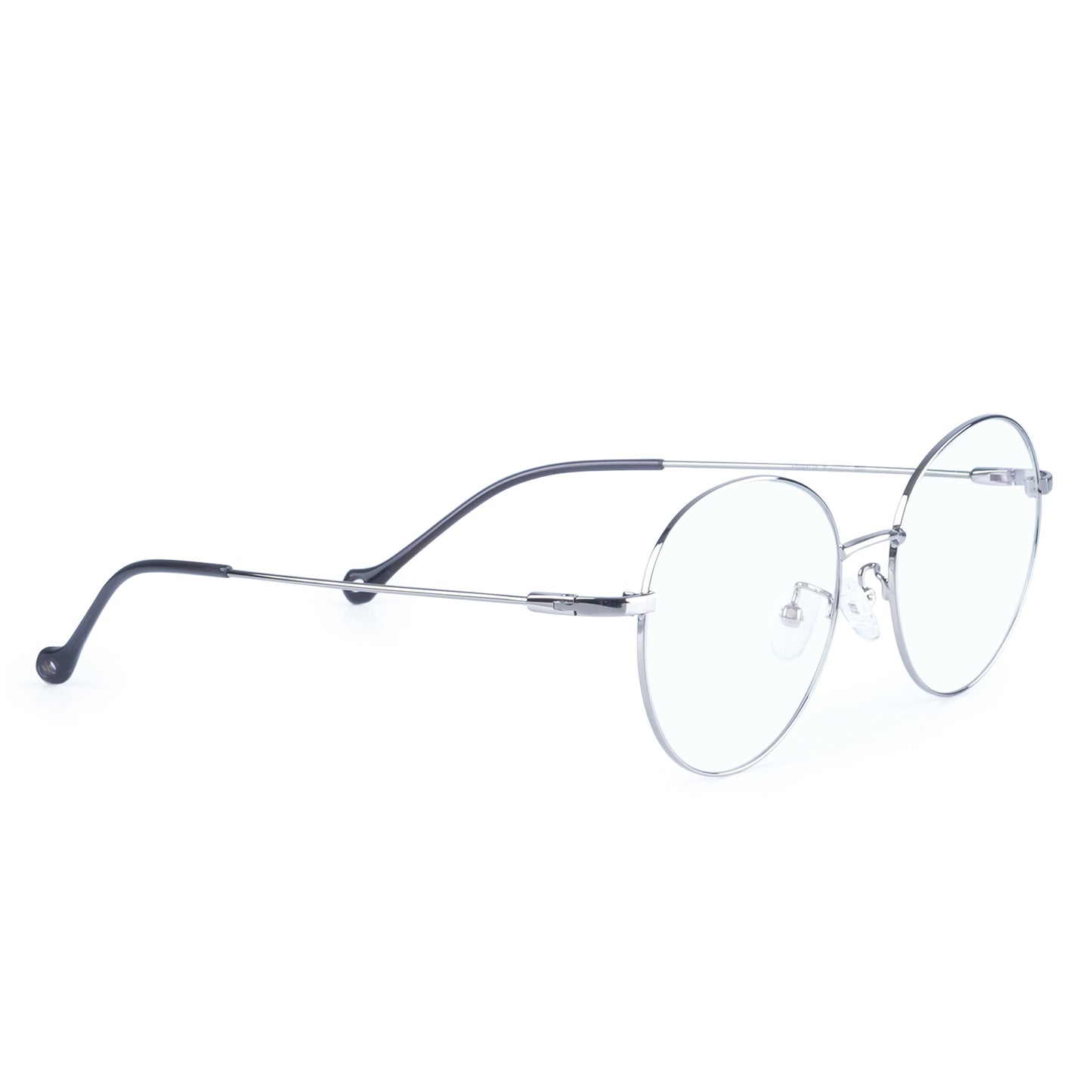 REDEX TRENDY  ROUND UNISEX SILVER COLOR FULL FRAME