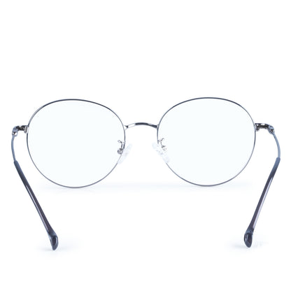 REDEX TRENDY  ROUND UNISEX SILVER COLOR FULL FRAME