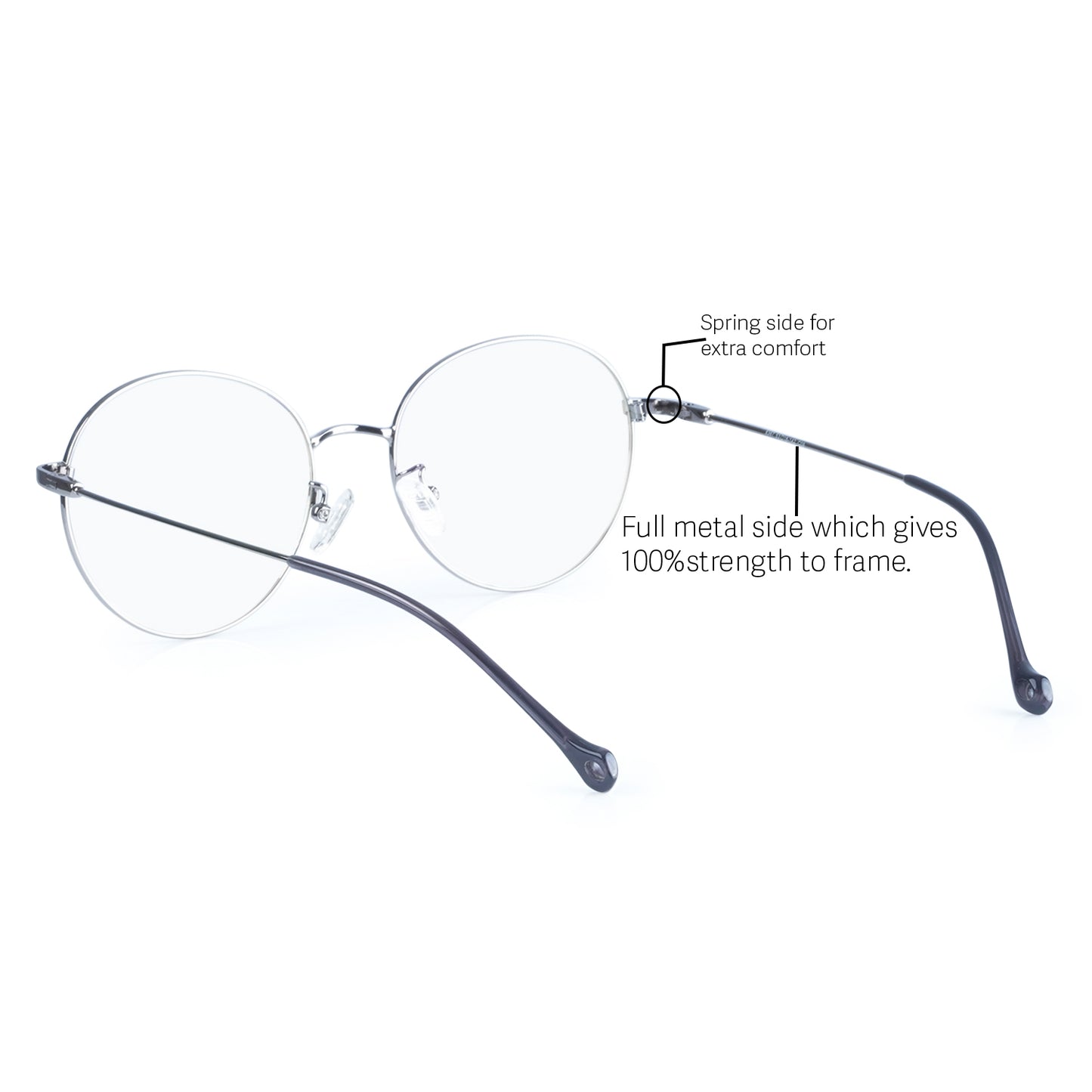 Redex Bluecut Reading Full Frame Glass For Unisex