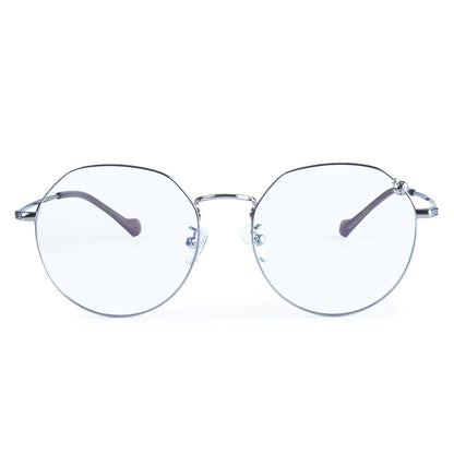 REDEX TRENDY  ROUND UNISEX SILVER COLOR FULL FRAME