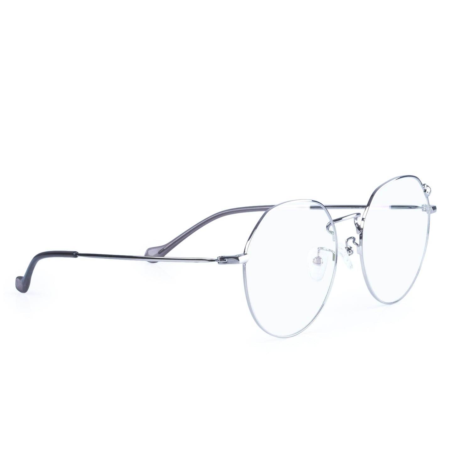 REDEX TRENDY  ROUND UNISEX SILVER COLOR FULL FRAME