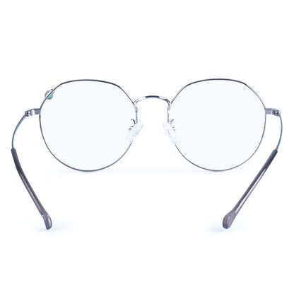 REDEX TRENDY  ROUND UNISEX SILVER COLOR FULL FRAME