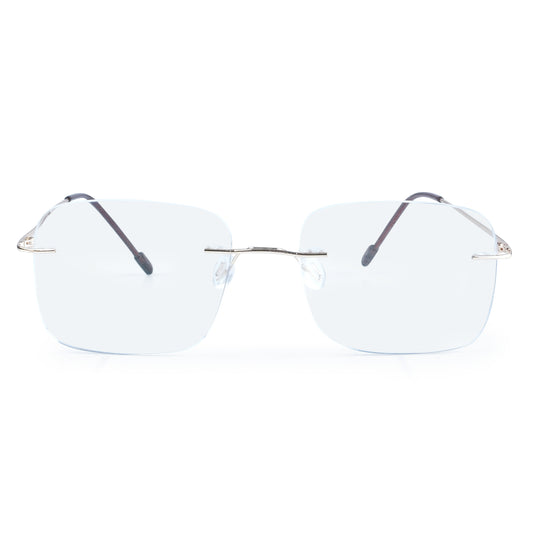 Redex  Bluecut Reading Big Square Rimless Glass For Unisex