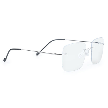 Redex  Bluecut Reading Big Square Rimless Glass For Unisex