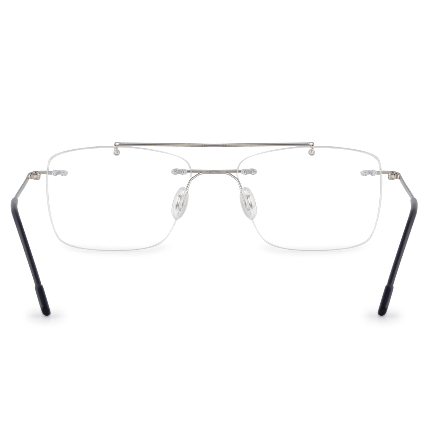 RIMLESS RECTANGLE DUAL FRAME FOR MEN AND WOMEN