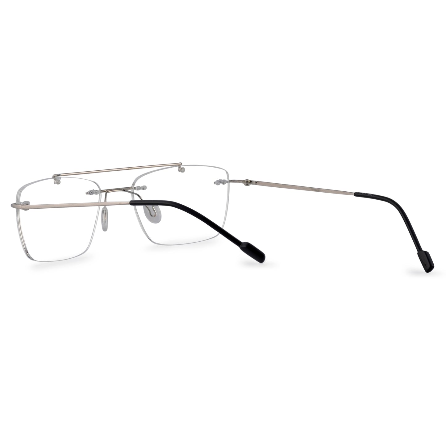 RIMLESS RECTANGLE DUAL FRAME FOR MEN AND WOMEN