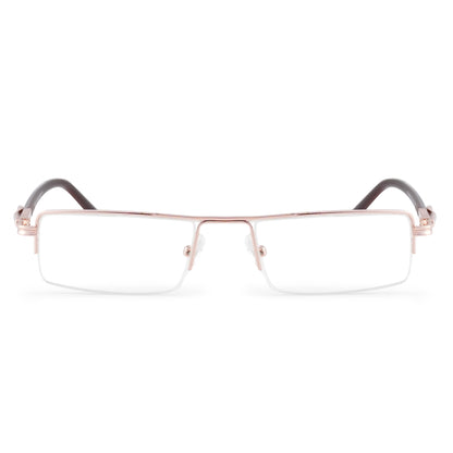 Redex Half Rim  Rectangle Reading Glasses For men or women