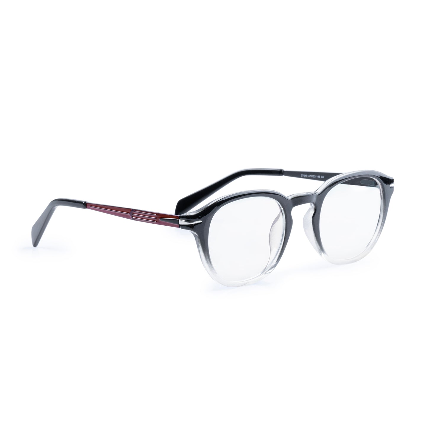 REDEX ROUNDUNISEX BLACK & WHITE COLOR FULL FRAME