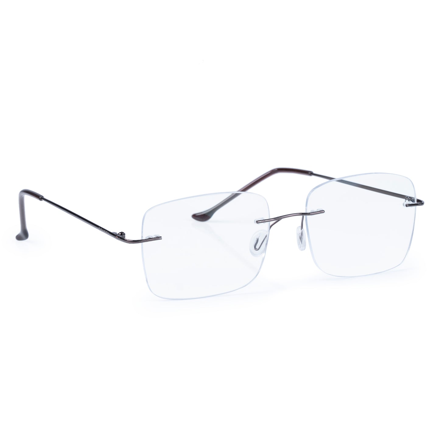 Redex  Bluecut Reading Big square Rimless Glass For Unisex