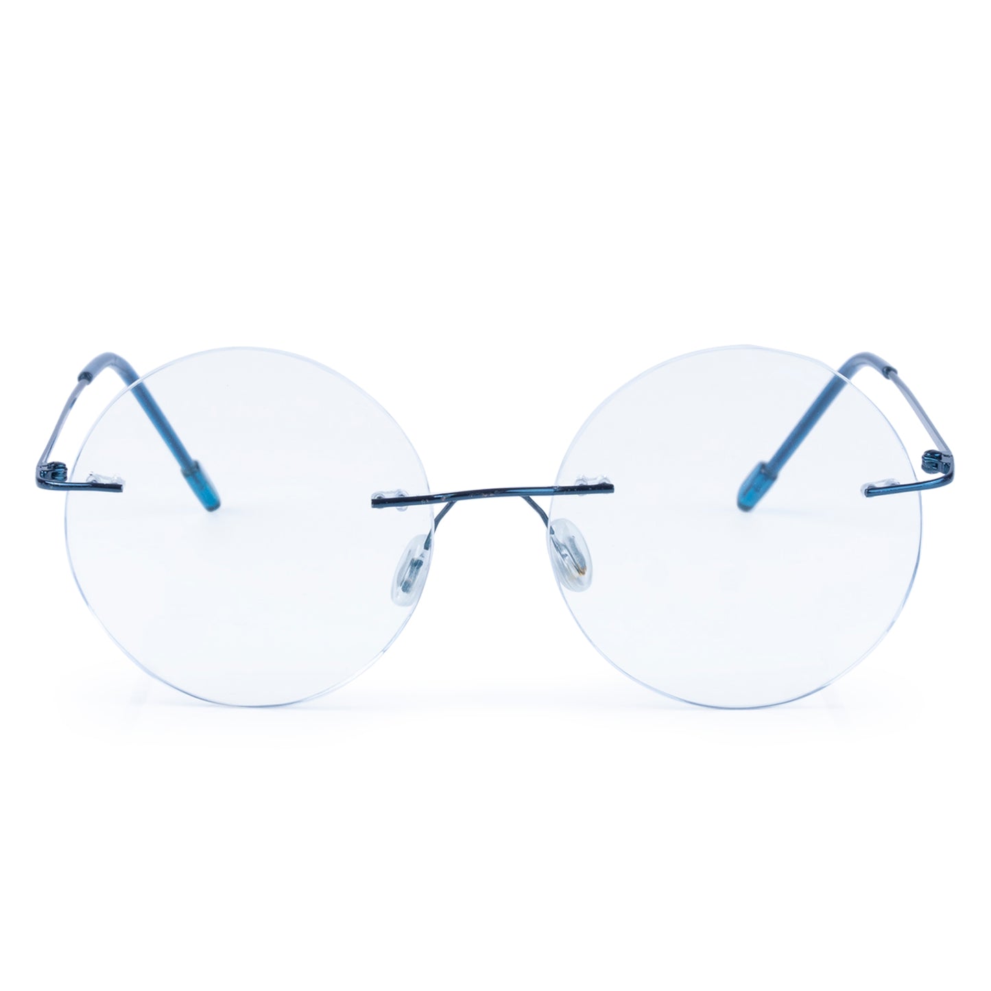 Redex  Bluecut Reading Round Rimless Glass For Unisex