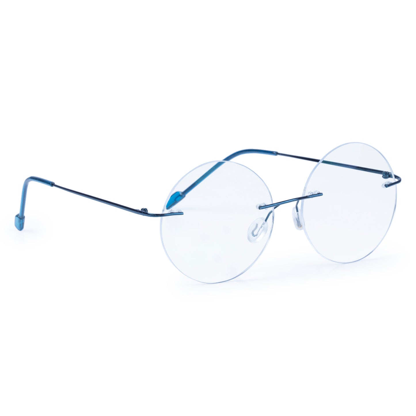 Redex  Bluecut Reading Round Rimless Glass For Unisex