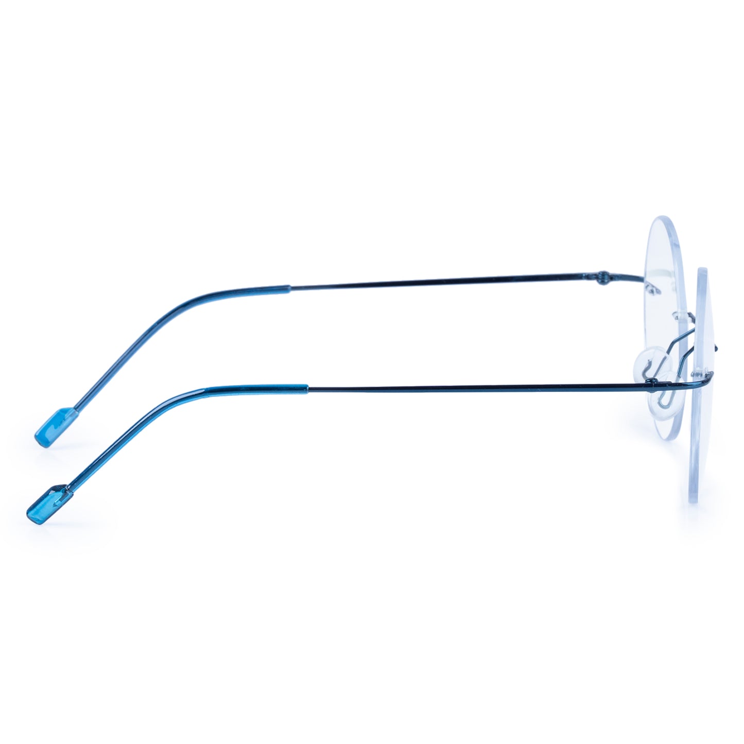 Redex  Bluecut Reading Round Rimless Glass For Unisex