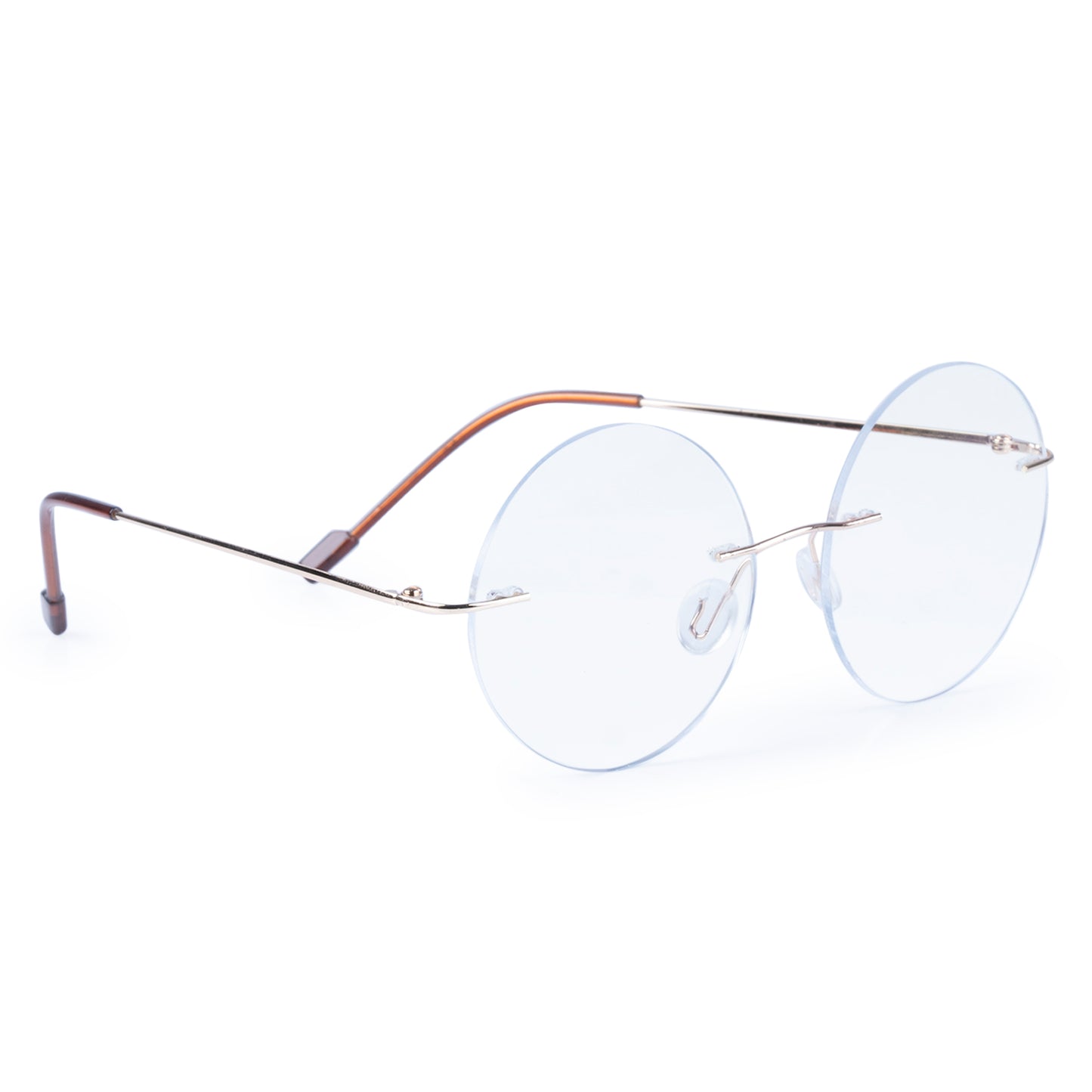 Redex  Bluecut Reading Round Rimless Glass For Unisex