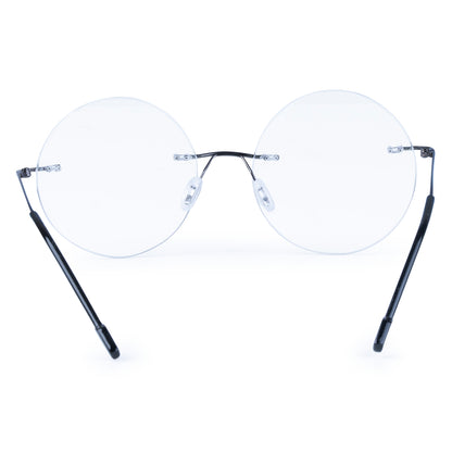 Redex  Bluecut Reading Round Rimless Glass For Unisex