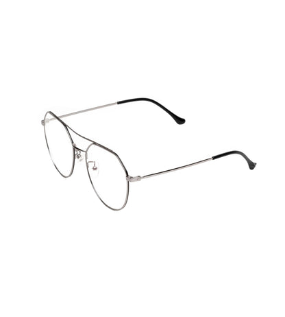 REDEX TRENDY  OVERSIZED UNISEX SILVER COLOR FULL FRAME