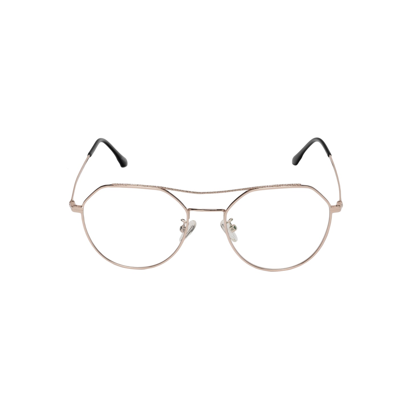 REDEX TRENDY  OVERSIZED UNISEX GOLDEN COLOR FULL FRAME