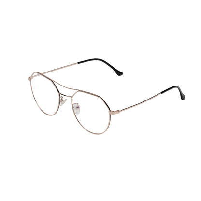 REDEX TRENDY  OVERSIZED UNISEX GOLDEN COLOR FULL FRAME