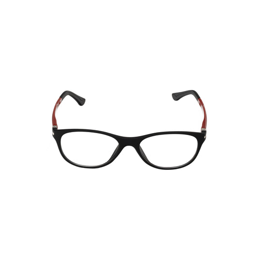 REDEX OVAL UNISEX BLACK&RED COLOR FULL FRAME