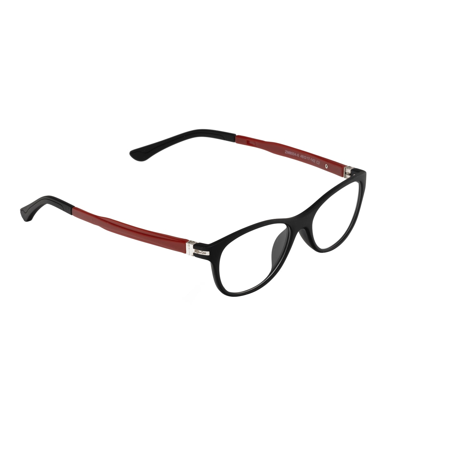 REDEX OVAL UNISEX BLACK&RED COLOR FULL FRAME