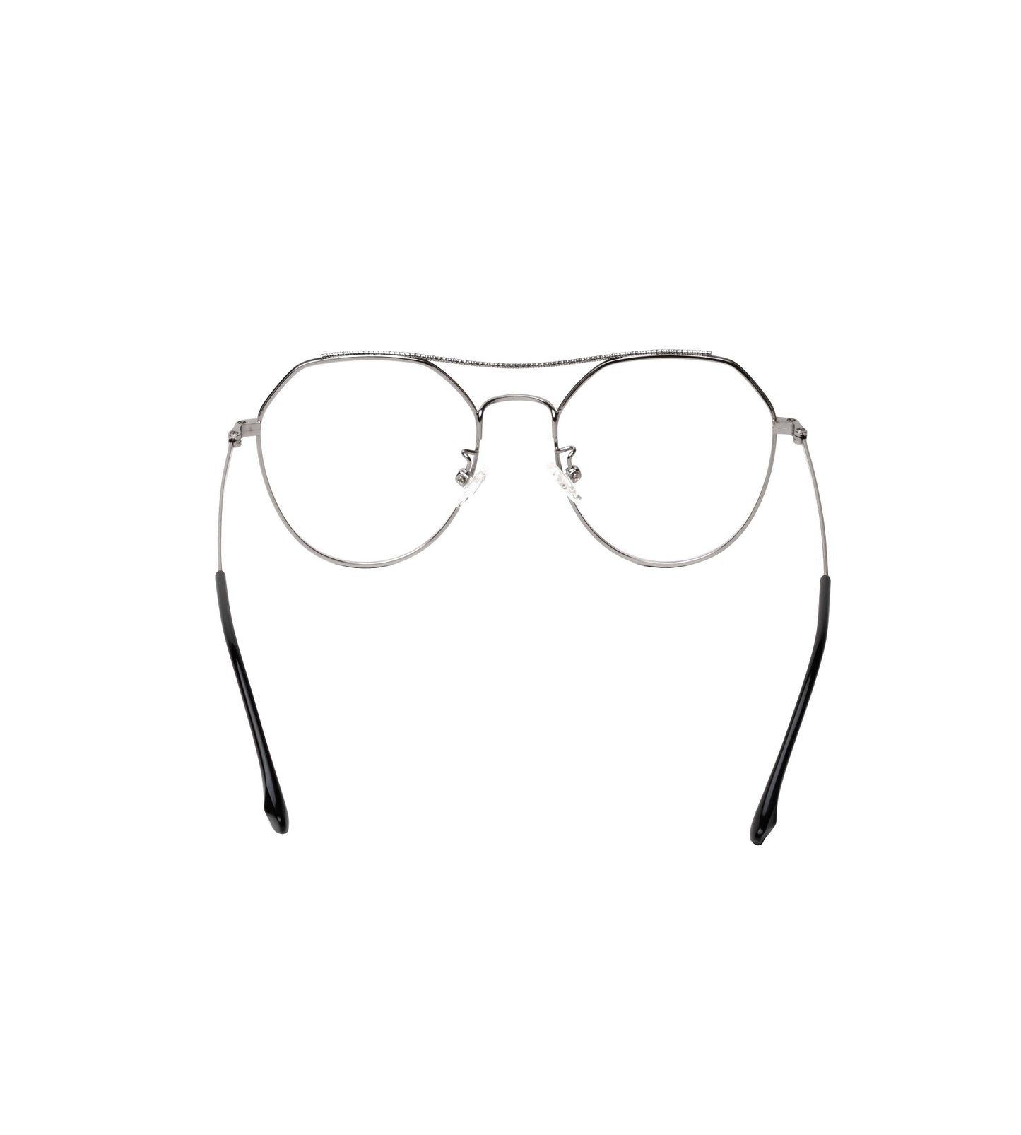 REDEX TRENDY  OVERSIZED UNISEX SILVER COLOR FULL FRAME