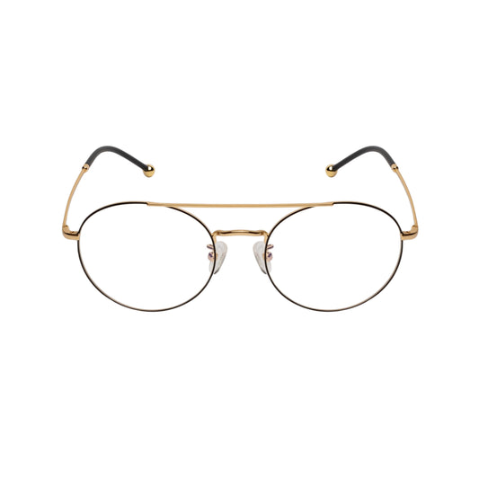 REDEX TRENDY  OVERSIZED UNISEX BLACK & GOLDEN COLOR FULL FRAME