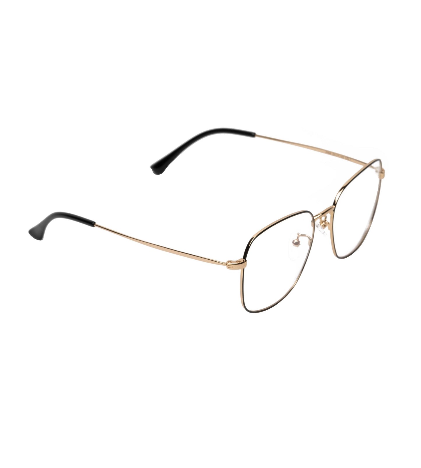 REDEX TRENDY  SQUARE UNISEX BLACK & GOLDEN COLOR FULL FRAME