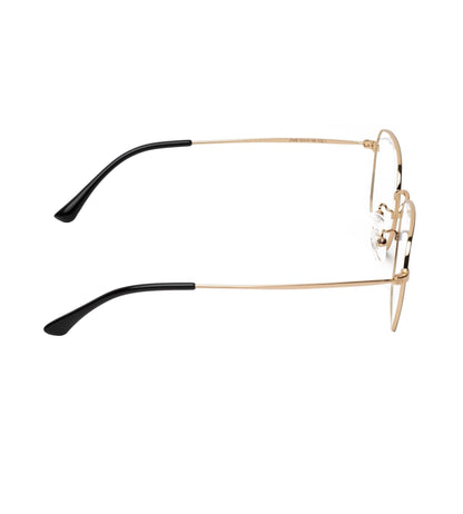 REDEX TRENDY  SQUARE UNISEX BLACK & GOLDEN COLOR FULL FRAME