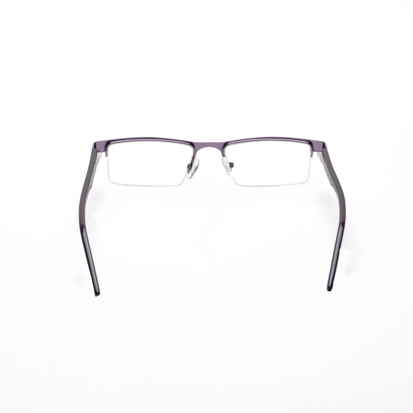 REDEX STYLISH RECTANGULAR  UNISEX PUPLE COLOR HALF RIM FRAME