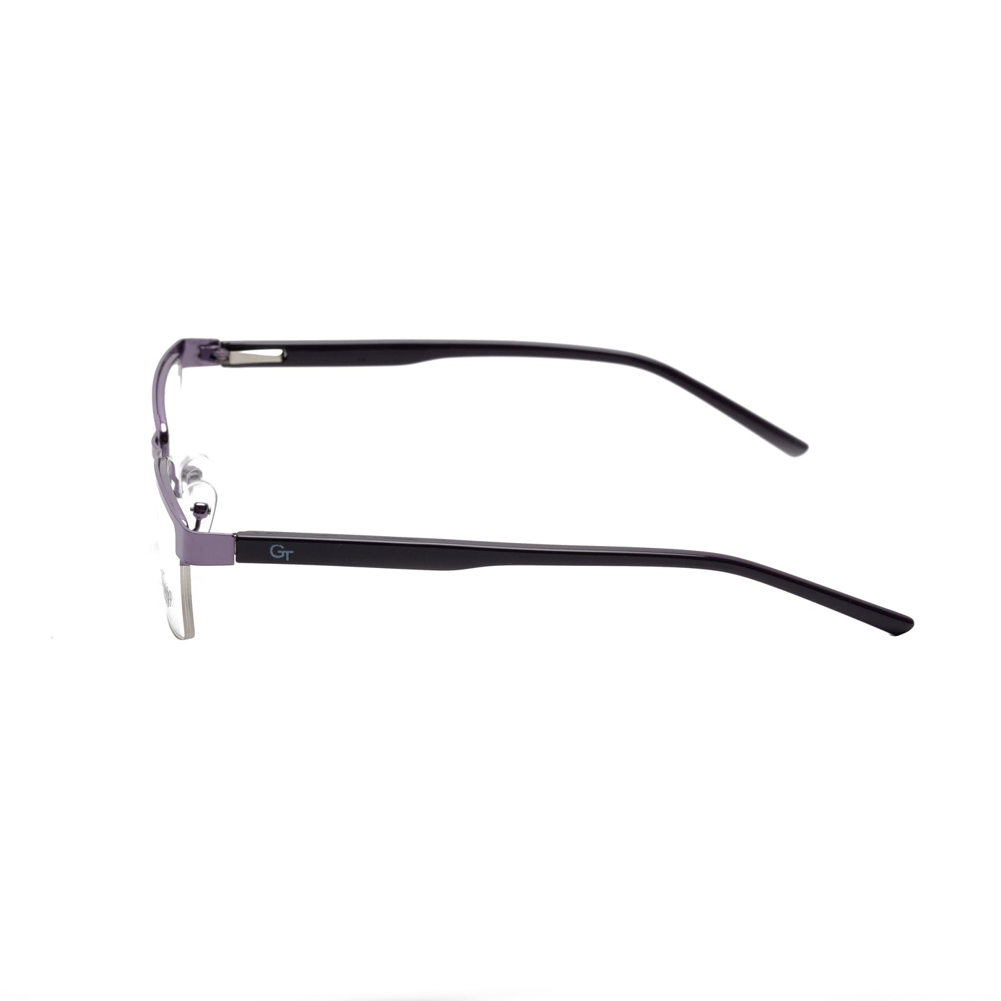 REDEX STYLISH RECTANGULAR  UNISEX PUPLE COLOR HALF RIM FRAME