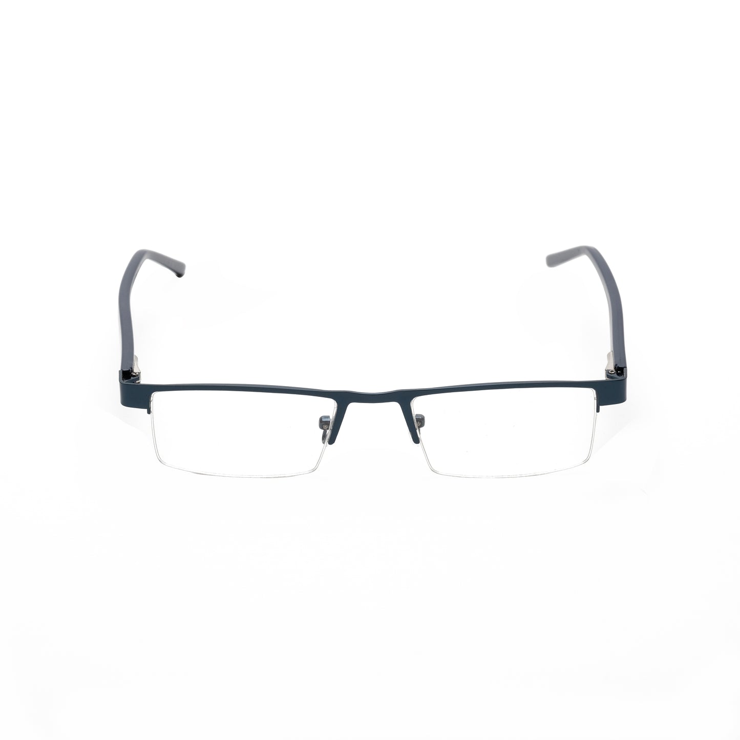 REDEX STYLISH RECTANGULAR  UNISEX BLUE COLOR HALF RIM FRAME