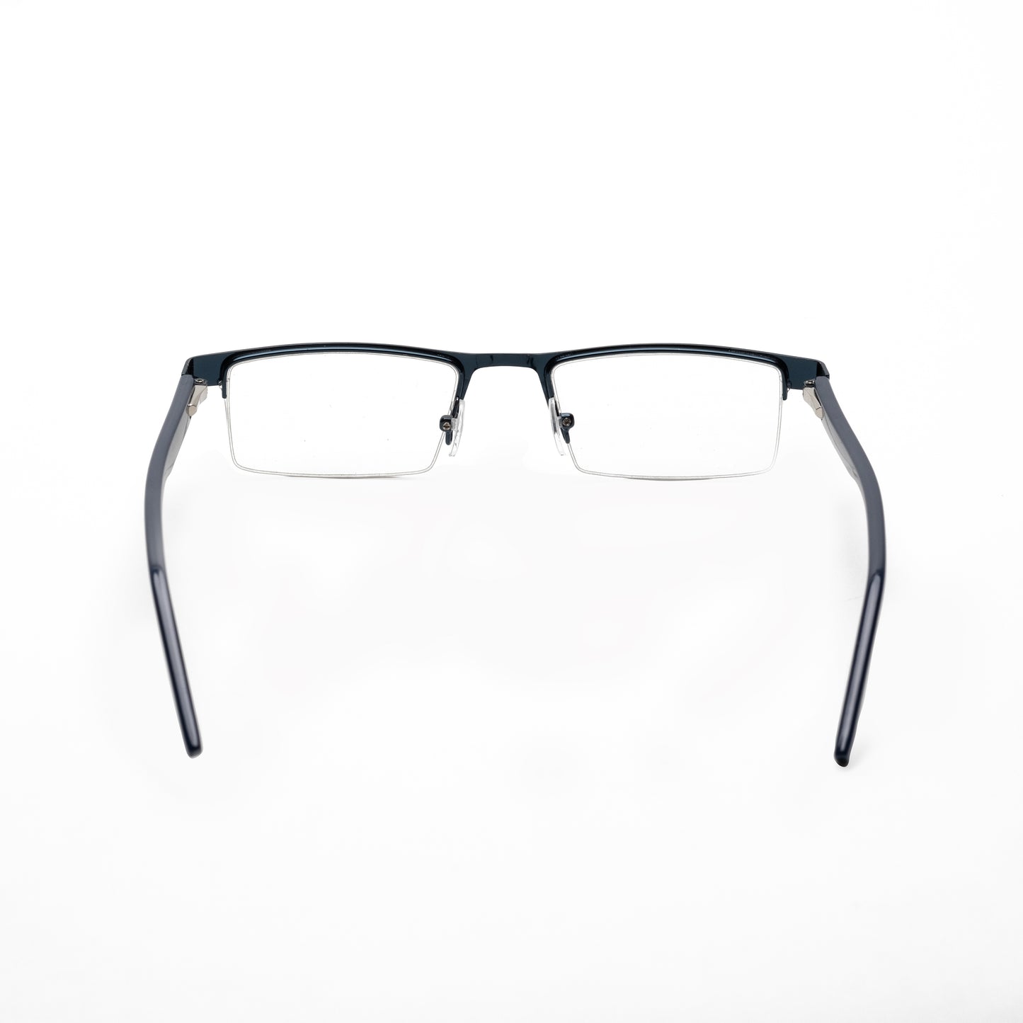 REDEX STYLISH RECTANGULAR  UNISEX BLUE COLOR HALF RIM FRAME