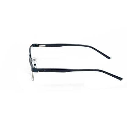 REDEX STYLISH RECTANGULAR  UNISEX BLUE COLOR HALF RIM FRAME