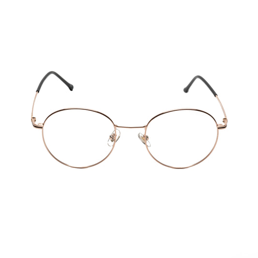 REDEX TRENDY  ROUND UNISEX GOLDEN COLOR FULL FRAME