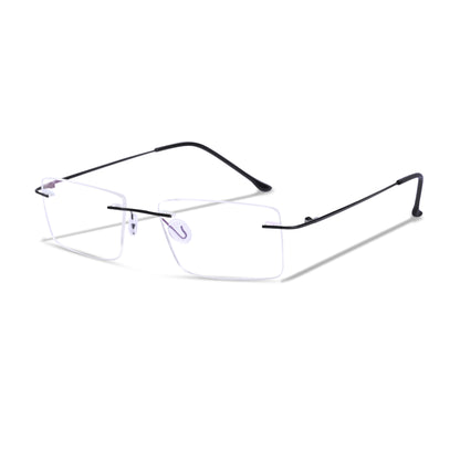 REDEX RECTUNGLAR UNISEX GREYCOLOR RIMLESS FRAME