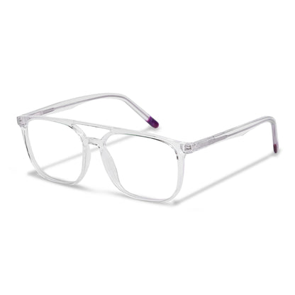 REDEX SQUARE TRENDY UNISEX TRANSPARENT  FULL FRAME