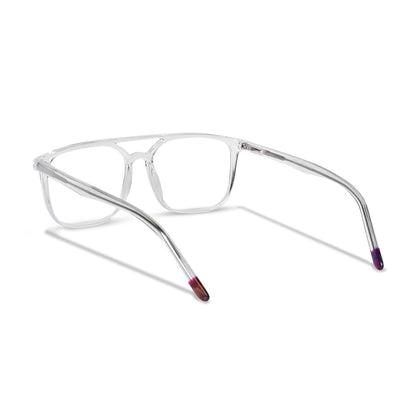 REDEX SQUARE TRENDY UNISEX TRANSPARENT  FULL FRAME