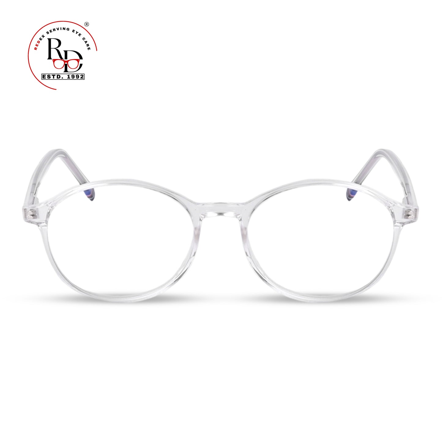 REDEX ROUND TRENDY UNISEX TRANSPARENT  FULL FRAME