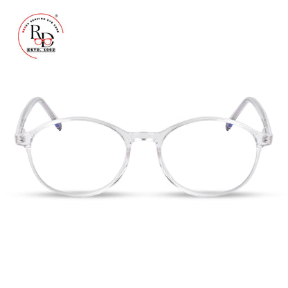 REDEX ROUND TRENDY UNISEX TRANSPARENT  FULL FRAME