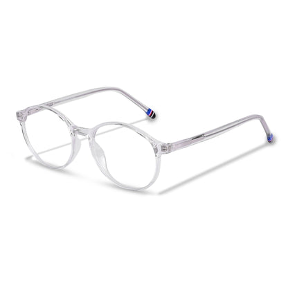 REDEX ROUND TRENDY UNISEX TRANSPARENT  FULL FRAME