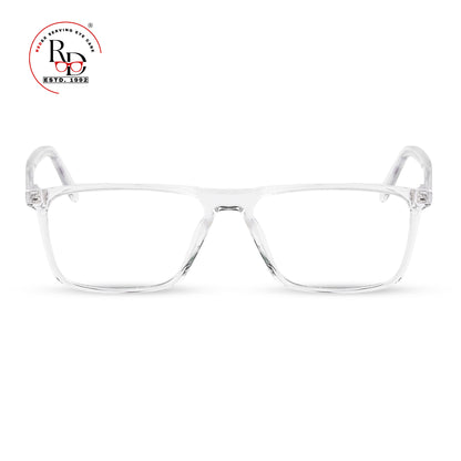 REDEX RECTANGLE TRENDY UNISEX TRANSPARENT  FULL FRAME